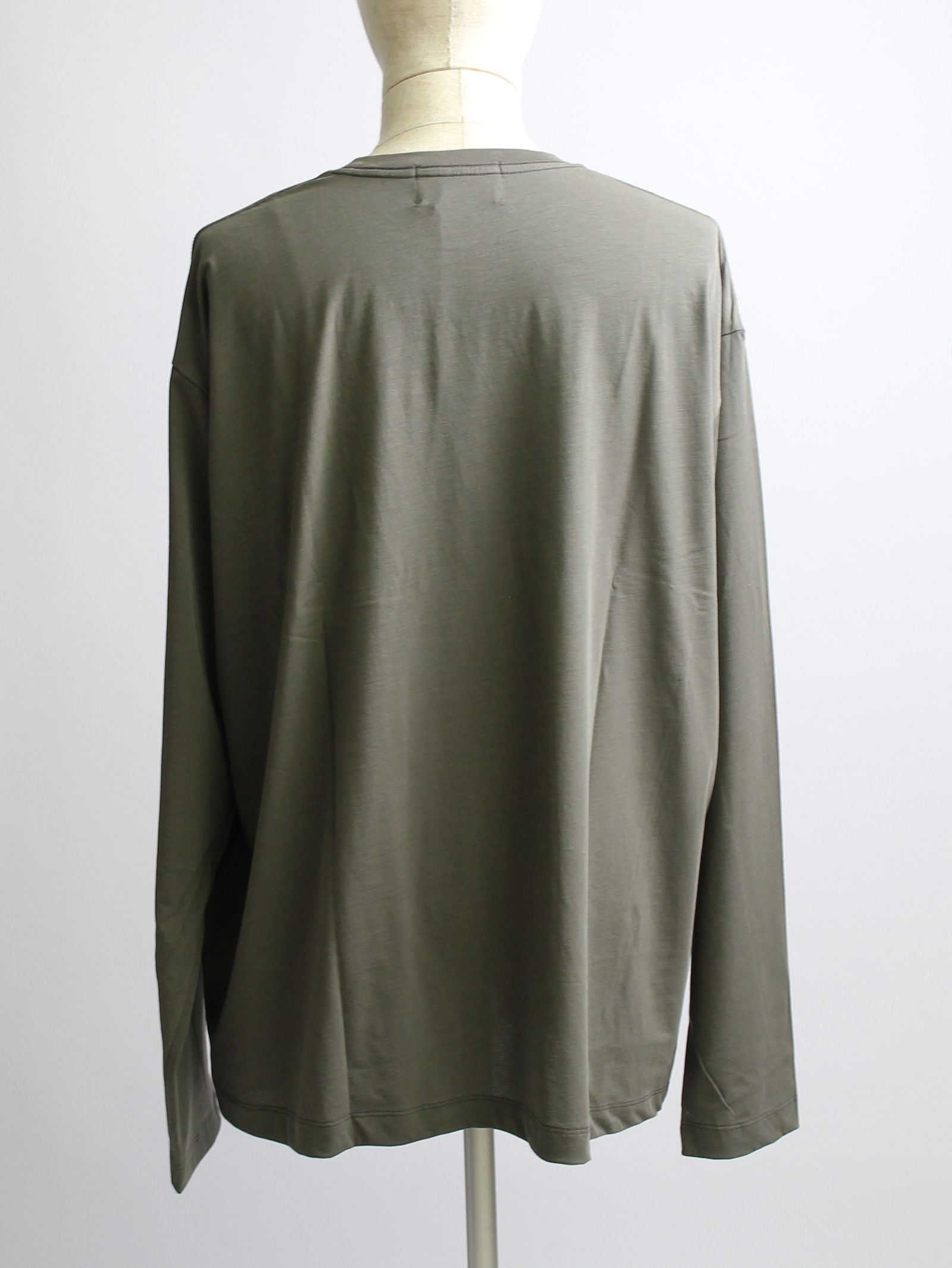 "POCKET TEE L/S - Technorama  - OLIVE