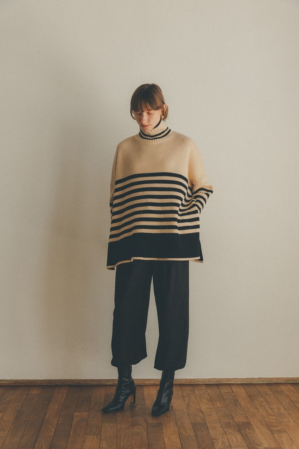 CLANE TURTLE WIDE SLIT KNIT TOPS 完売人気ニット