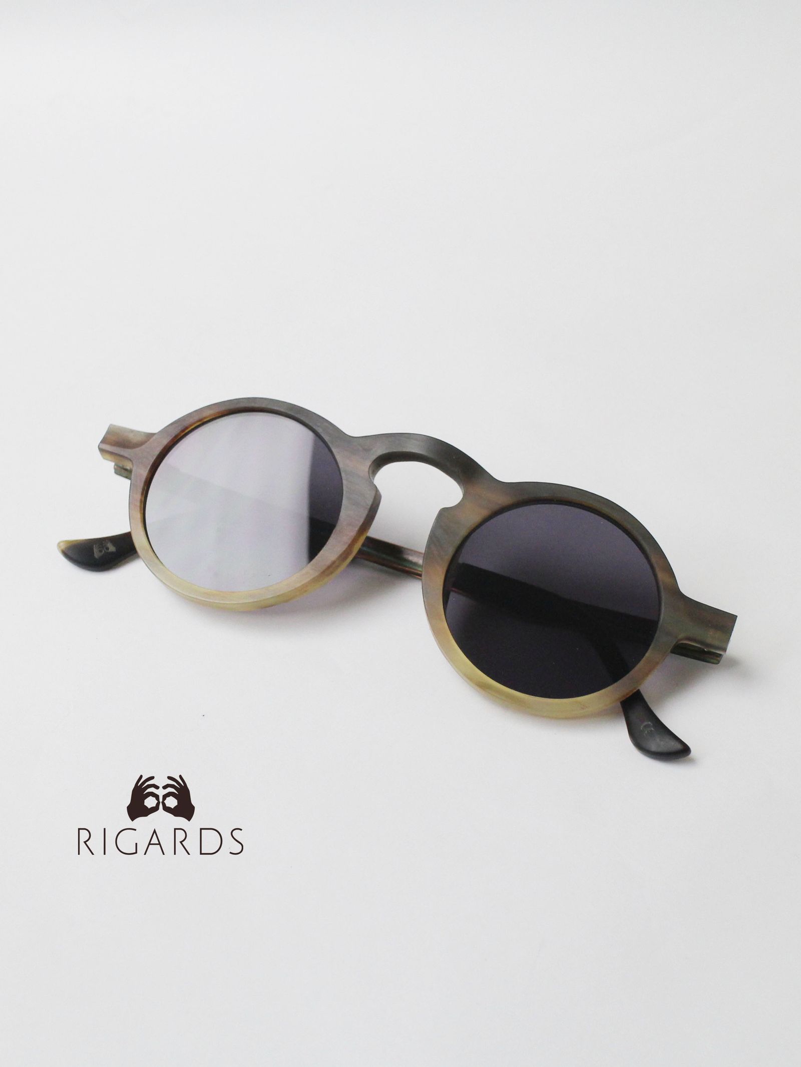 RIGARDS  ナチュラルバッファローホーン　サングラス　メガネ