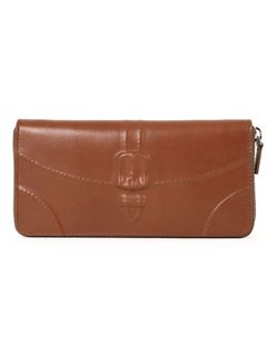 炙り出し長財布 - インビジブル ロングウォレット - BROWN