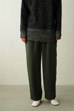 【23SS】 ベーシック タック パンツ  - GREEN