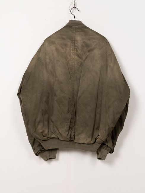 フライトジャケット - AGED FLIGHT JACKET (KHAKI)