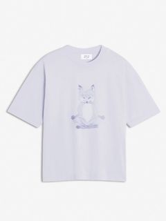 【レディース】 ヨガ フォックス ボクシー Tシャツ | Soft mauve
