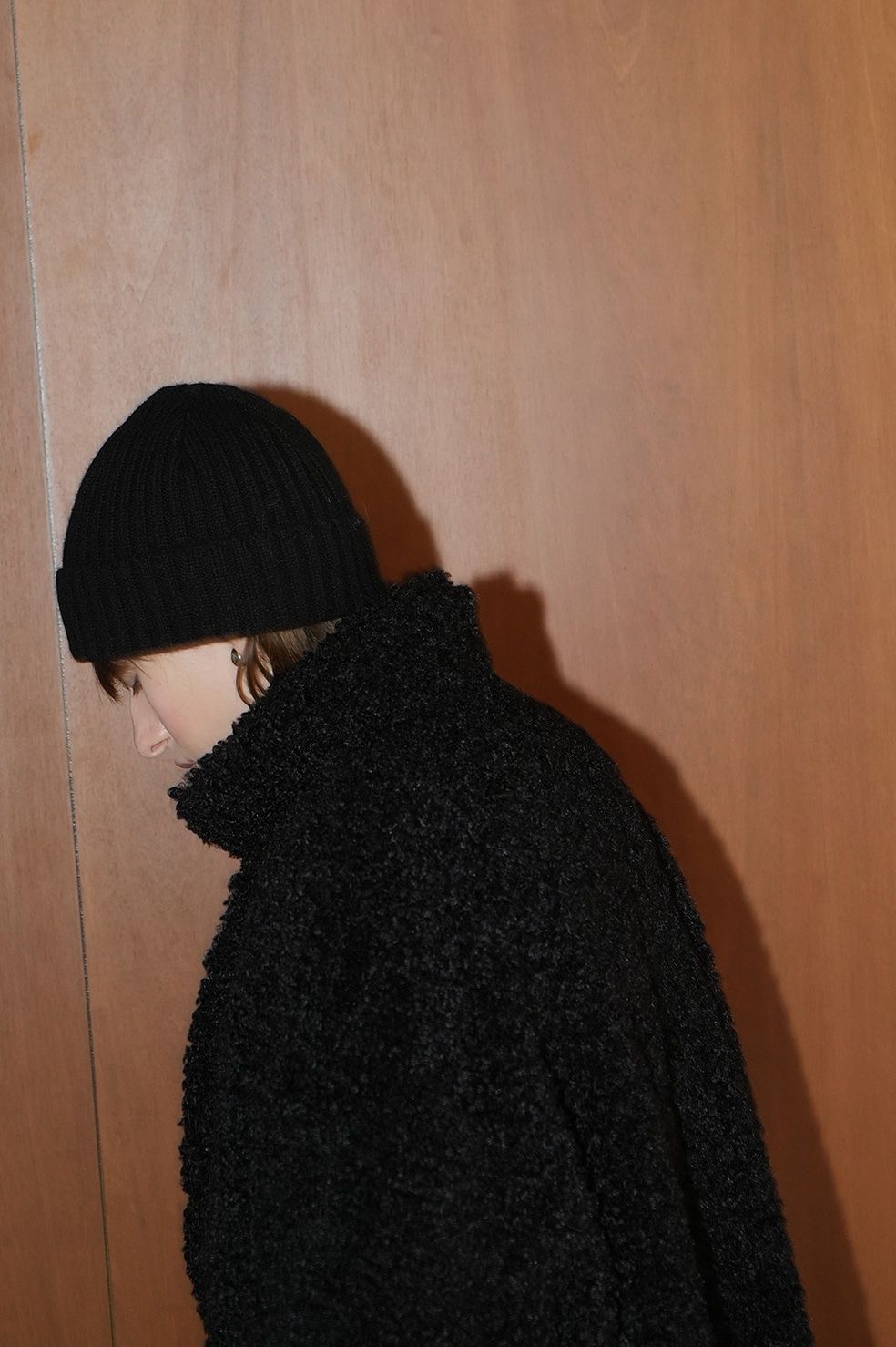 CLANE - ダブル ロング ボアコート - DOUBLE LONG BOA COAT - BLACK