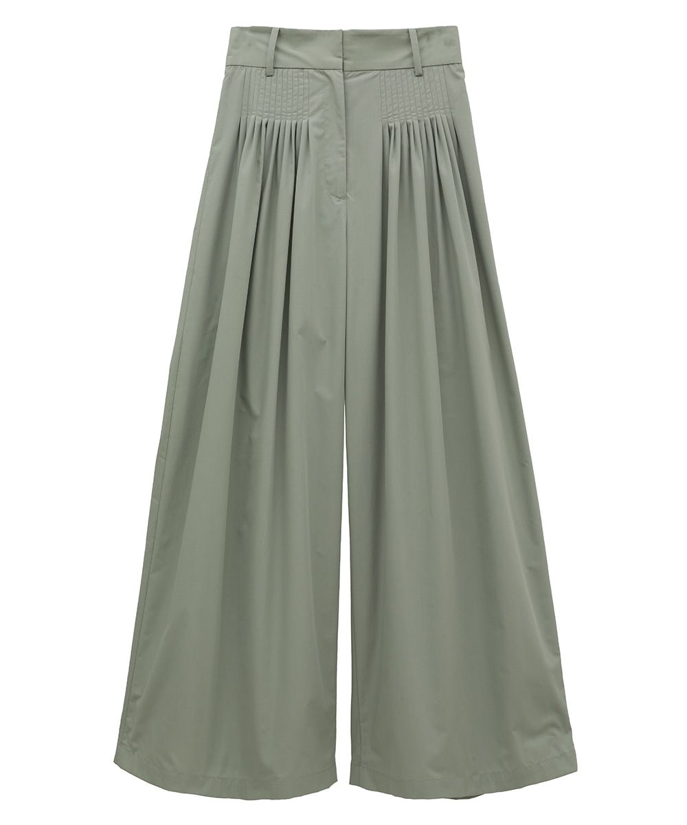 CLANE - タック デザイン ワイド パンツ - TUCK DESIGN WIDE PANTS