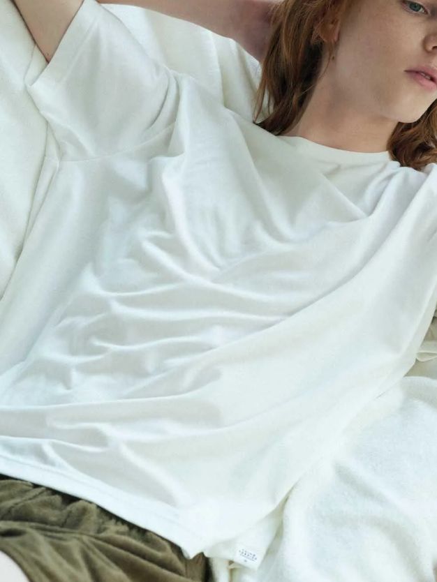 リコンストラクション Tシャツ - Reconstruction Plain T-Shirt (WHITE)