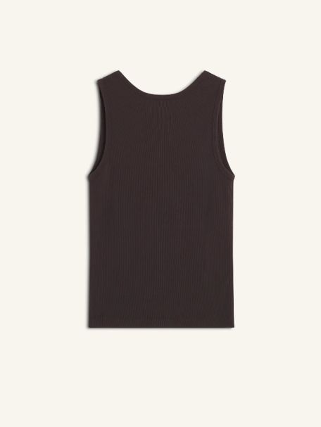 【レディース】 ベイビー フォックス リブ タンクトップ (ganache)