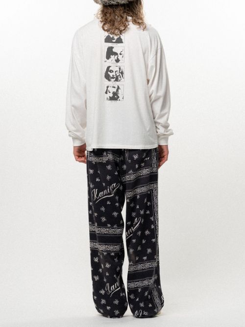 "DISTORTED Girl" L/S T-shirt (WHITE) - ロングスリーブカットソー