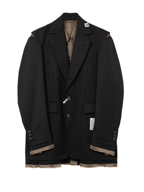 【レディース】 ドライウールジャケット - Dry Wool Jacket (BLACK) K15JK311 Maison MIHARA YASUHIRO