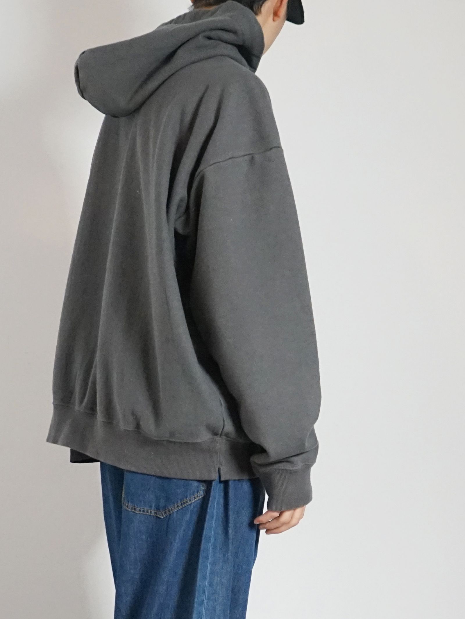 ジップパーカー - Zip Parka - DARK GREY