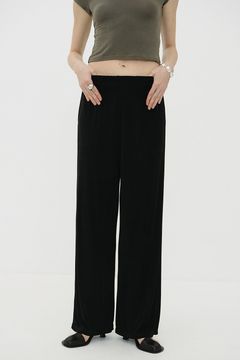 ジャージーパンツ - BRIGHT JERSEY PANTS BLACK