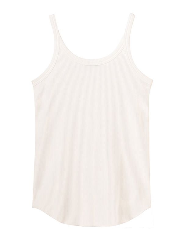 コットンアメスリタンクトップ - OFF WHITE