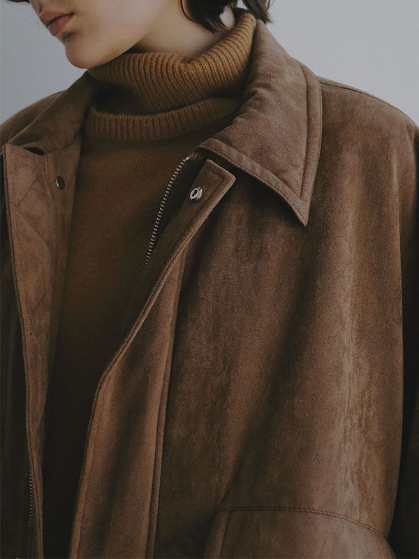 パディングワークブルゾン (BEIGE)