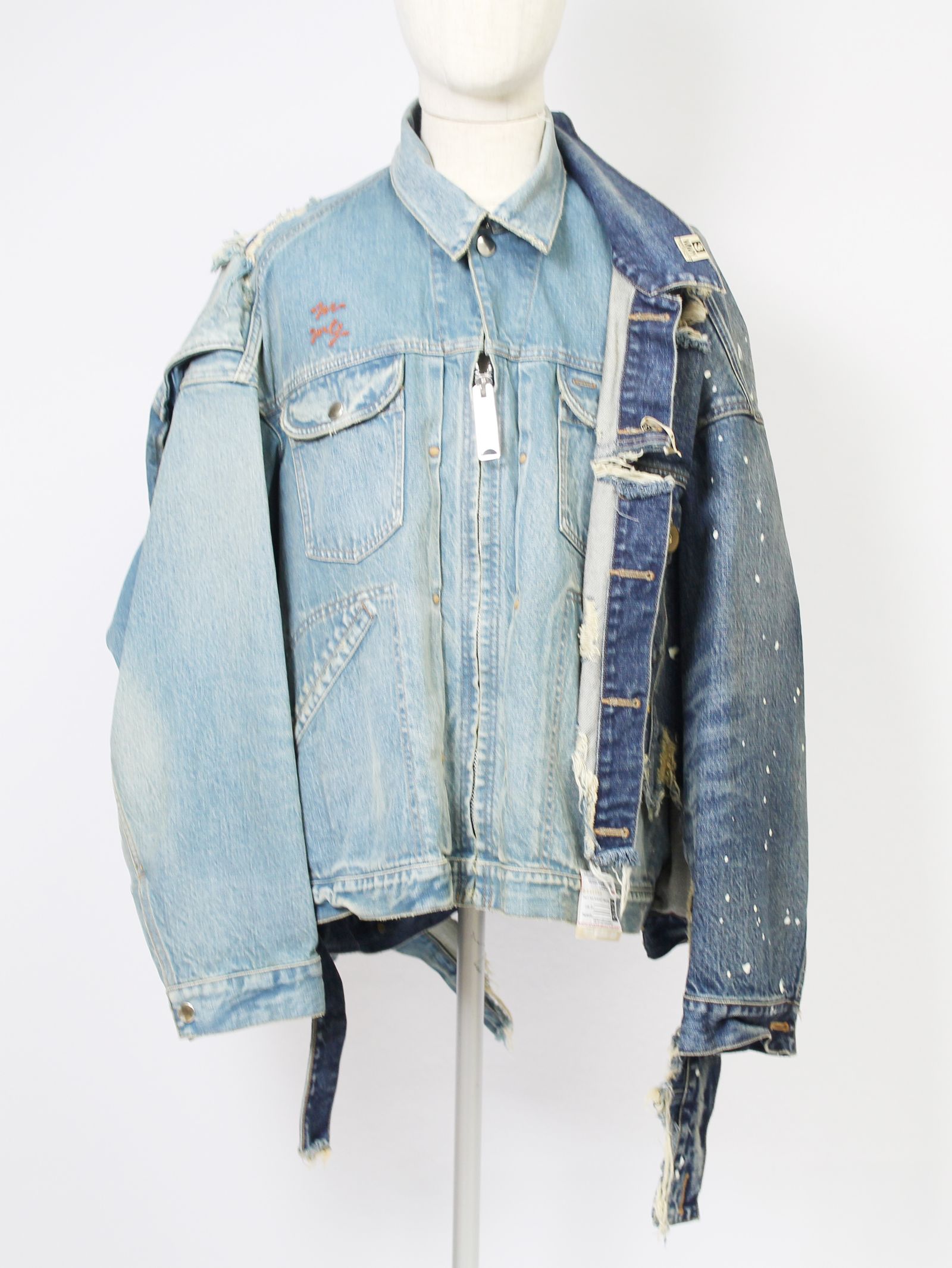 Draped Denim Jacket - ドレープデニムジャケット