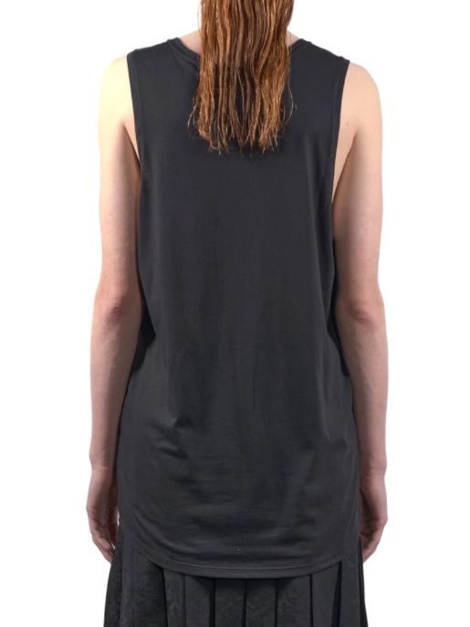 モダール ジャージー タンクトップ - Modal Jersey Tank Top BLACK