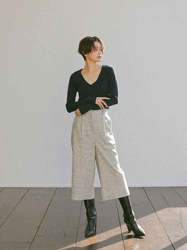 カップインニットプルオーバー - NAVY