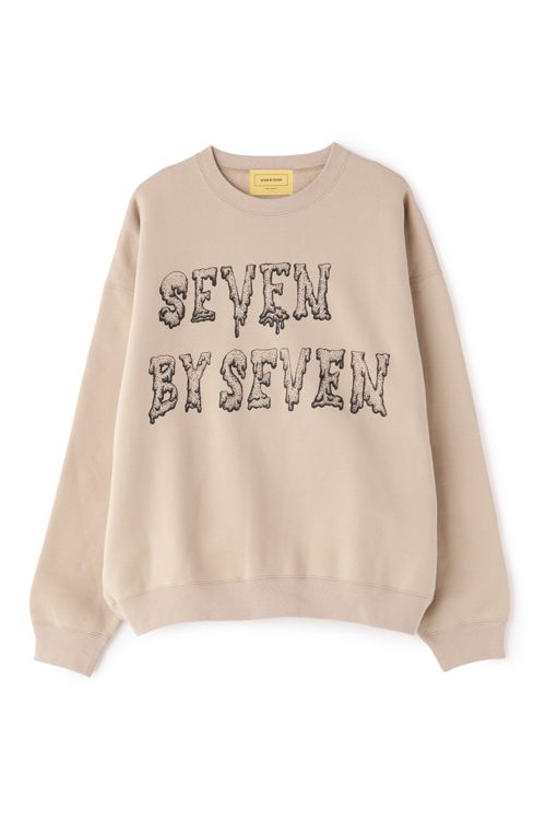 SEVEN BY SEVEN - プルオーバー スウェット - PULLOVER SWEAT - WHITE