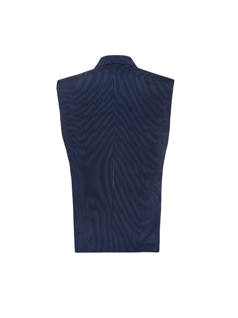 スリーブレスジャケット - 3D POCKET SLEEVELESS JACKET NAVY