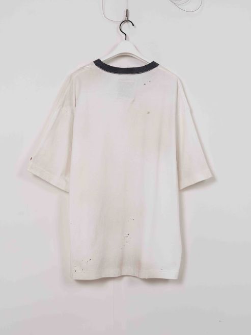 スマイリーフェイス ティーシャツ - smily face PT DR Tee - BLACK