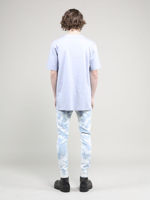 スーパーハイパワーデニム パッチィパターンブリーチレギンスパンツ - Bleach Denim Pants - SAXE×OFF WHITE