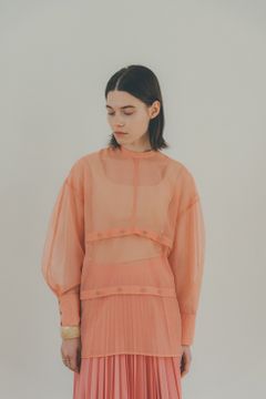 3ARRANGE SHEER TOPS - シアートップス- PINK