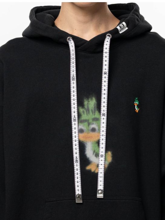レオン プリント フーディー - Leon Printed Hoodie (BLACK)