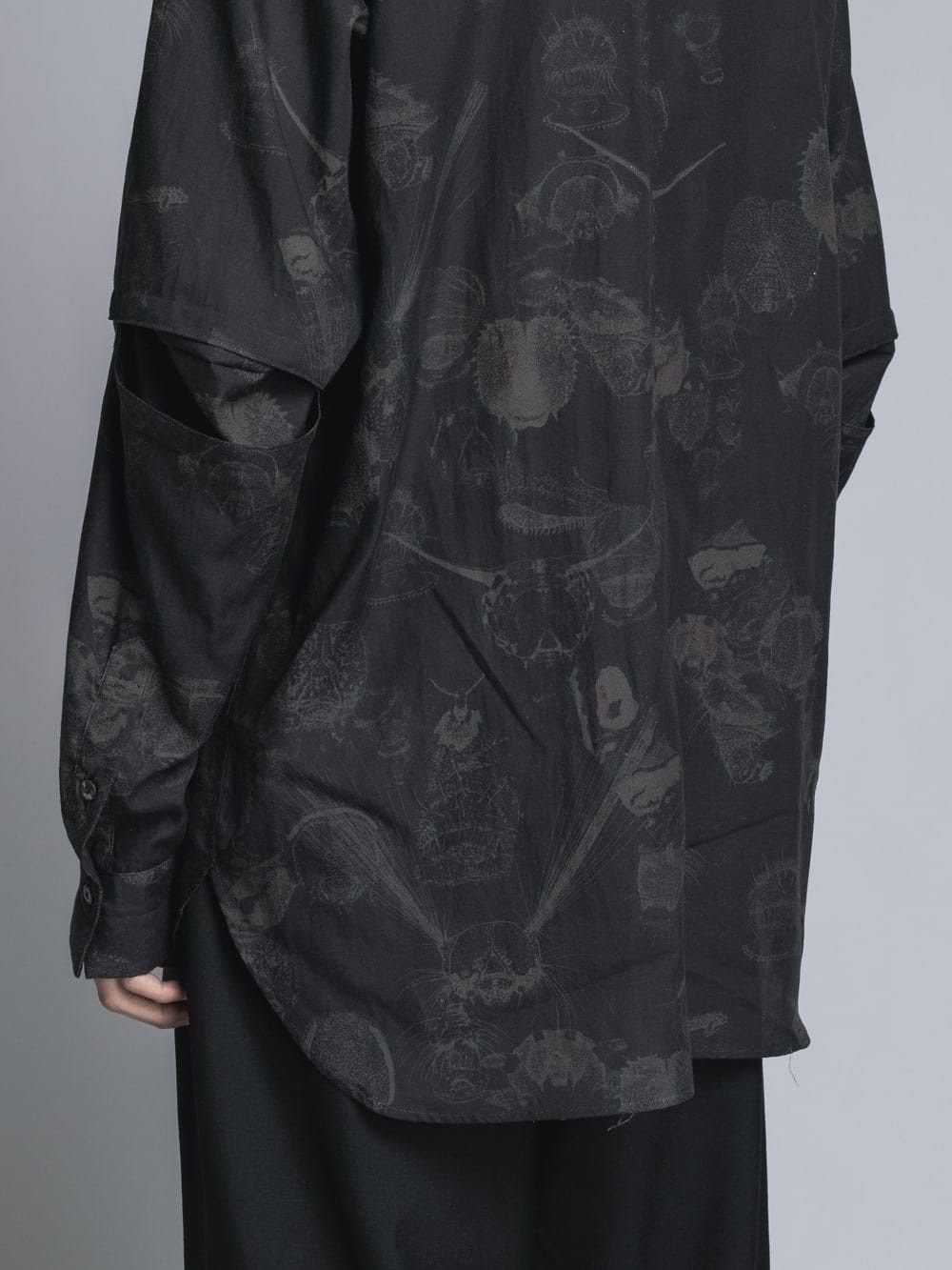 インセクトプリントシャツ - INSECT PRINT SHIRT - BLACK
