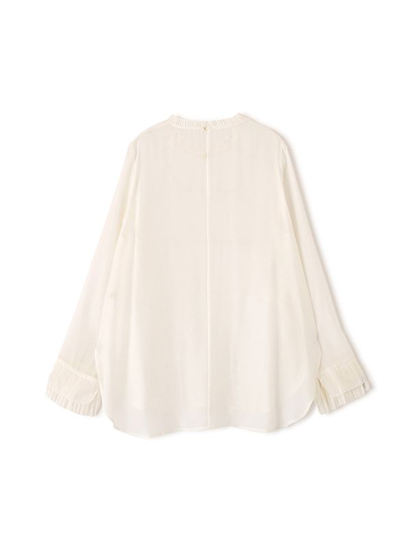SANTEカフプリーツシャツ (WHITE)