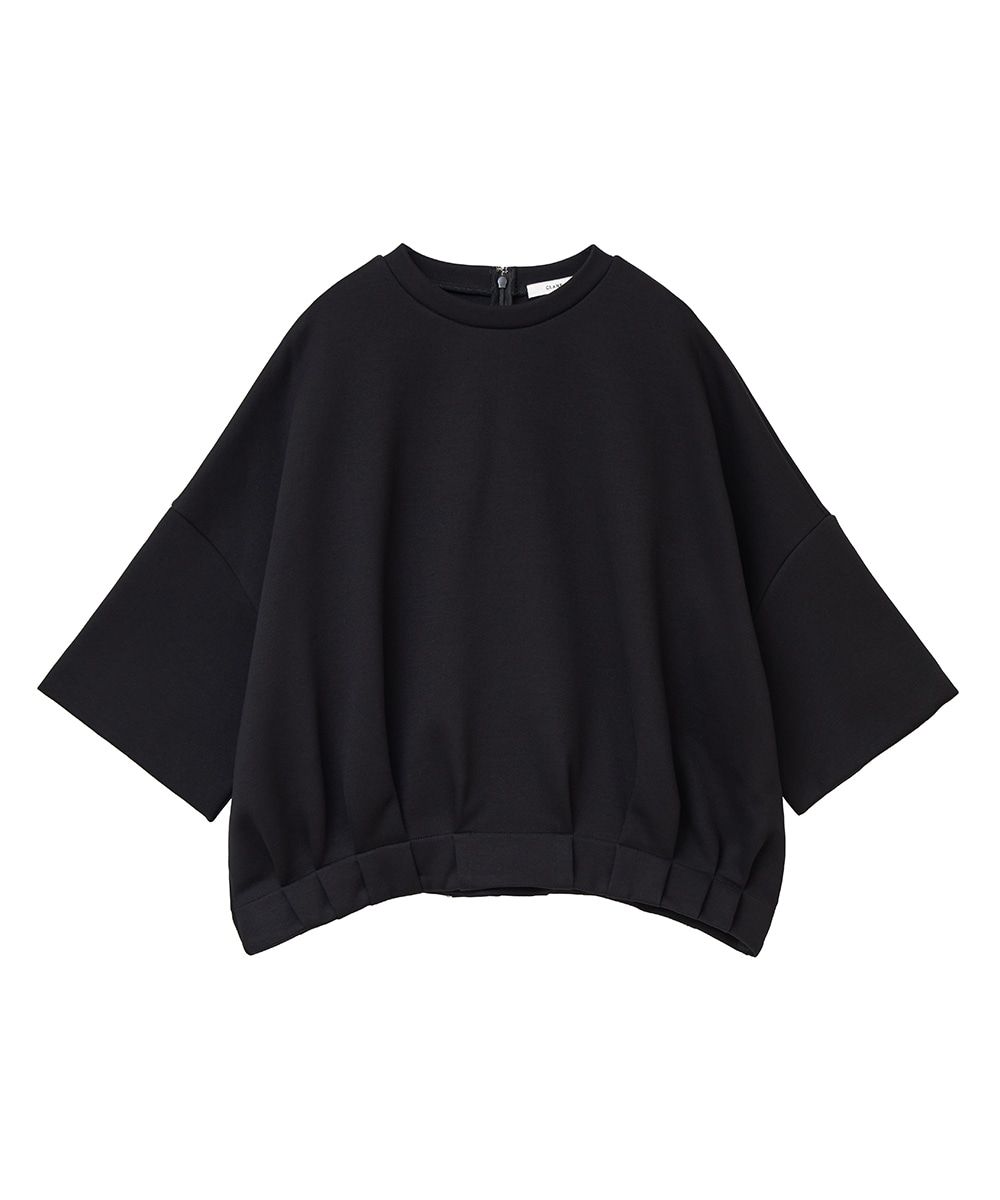 タックヘム コンパクト トップス - TUCK HEM COMPACT TOPS - BLACK