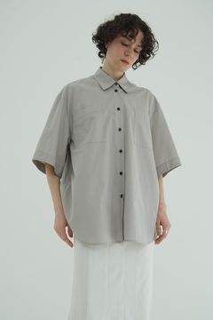 ヒュージーシャツ - HALF SLEEVE HUGE SHIRTS GREY