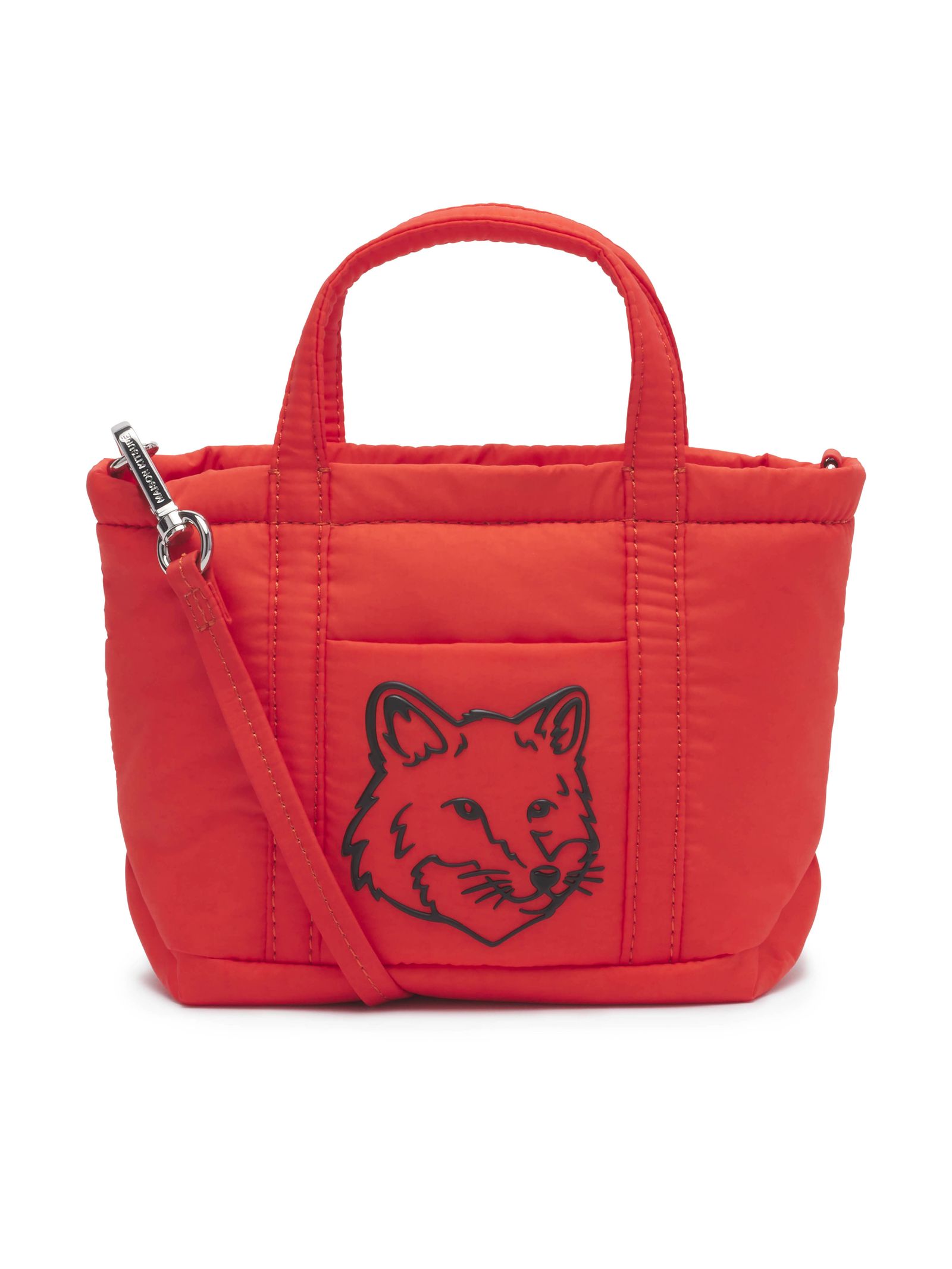MAISON KITSUNÉ - パファーナイロン ミニ トートバッグ - FOX