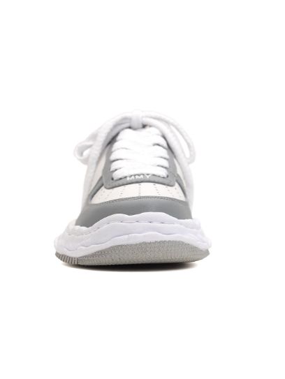 オリジナルソール スニーカー - "WAYNE" OG Sole LEATHER Low-top Sneaker - GREY×WHITE