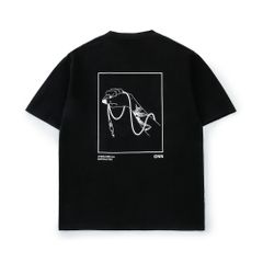 タトゥー スウェット Tシャツ - TATTOO SWEAT TEE / USED BLACK
