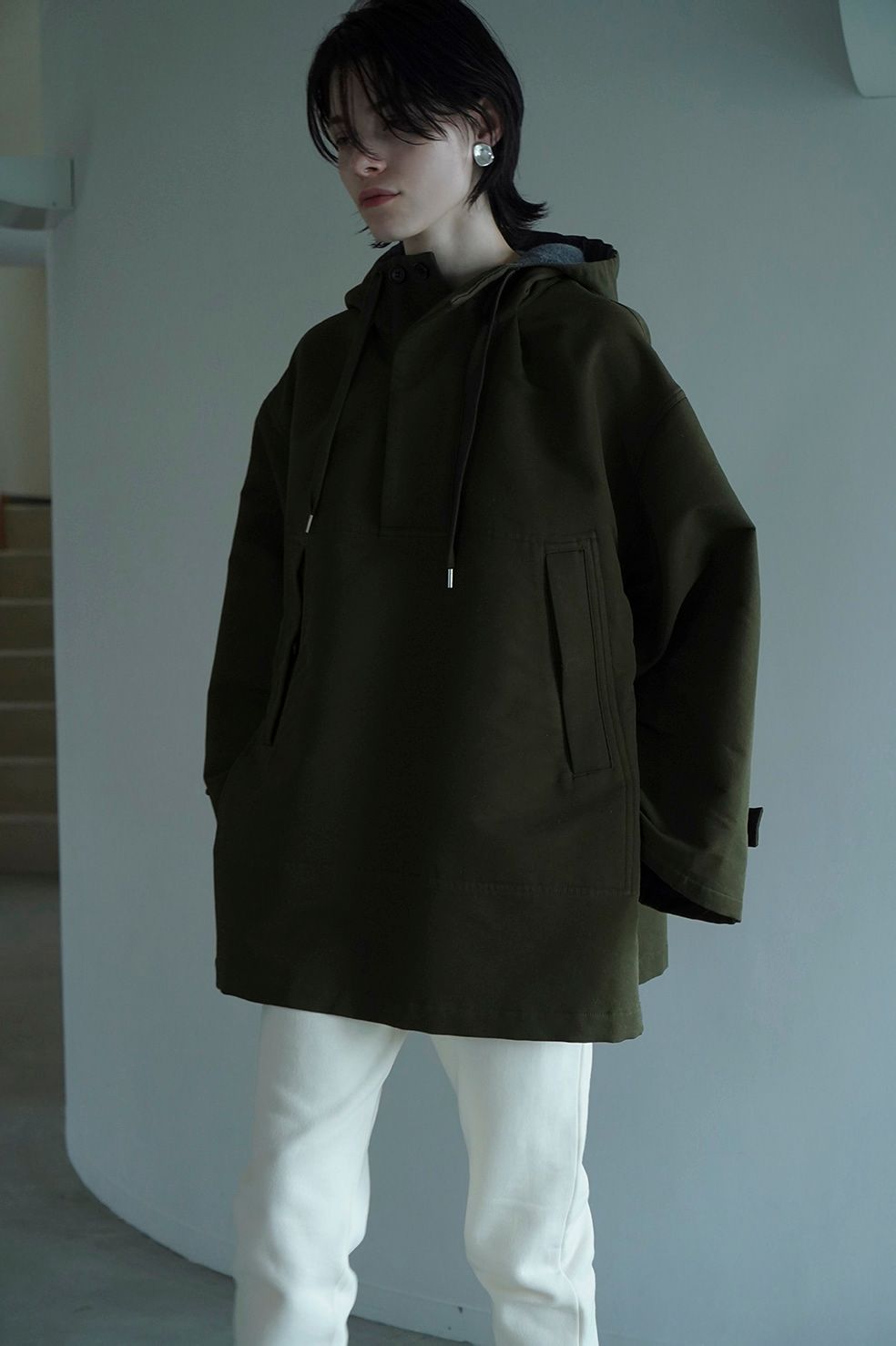 CLANE クラネ SIDE OPEN WIDE ANORAK-