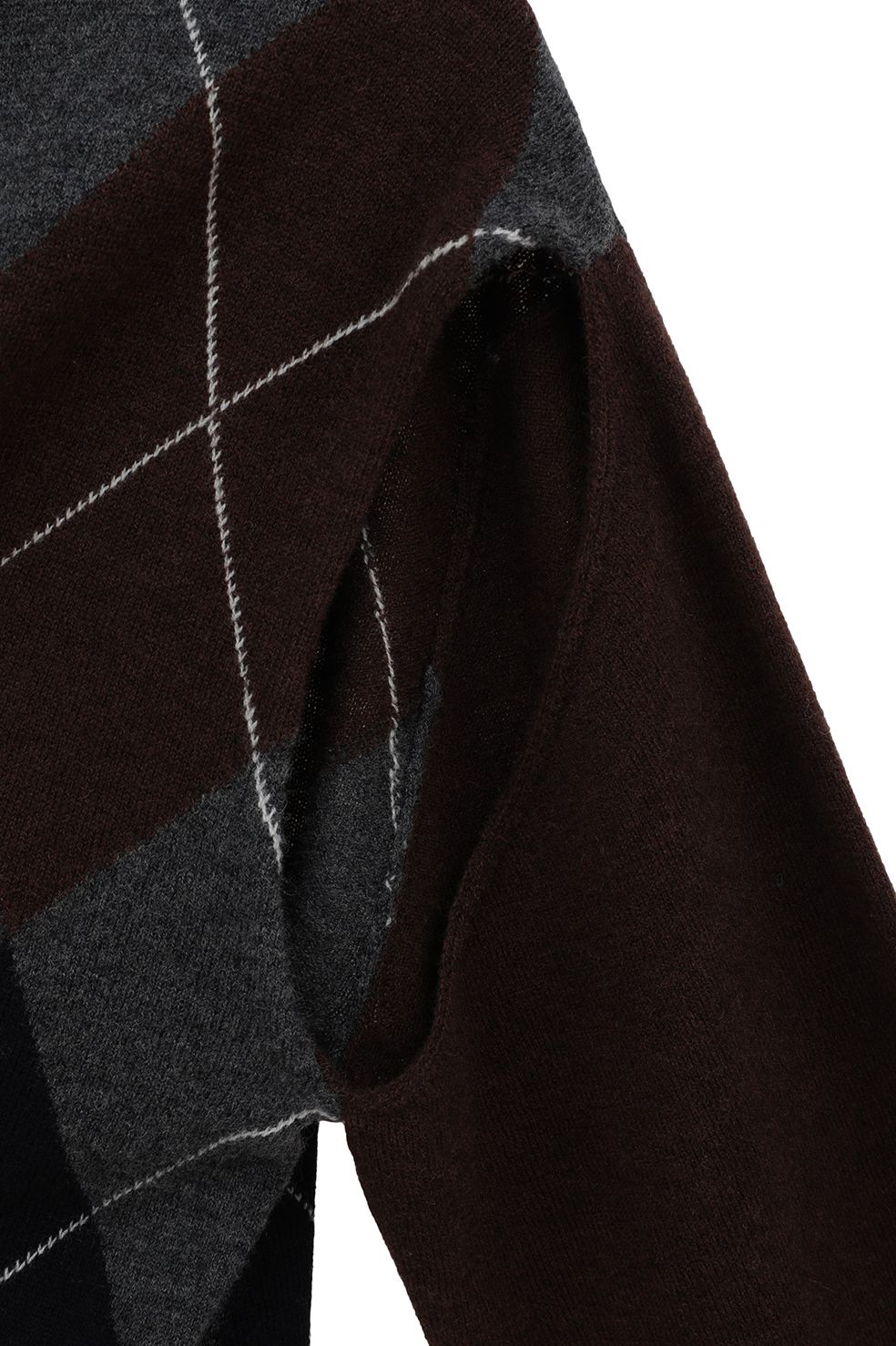 アレンジニットトップス - ARRANGE KNIT TOPS BROWN