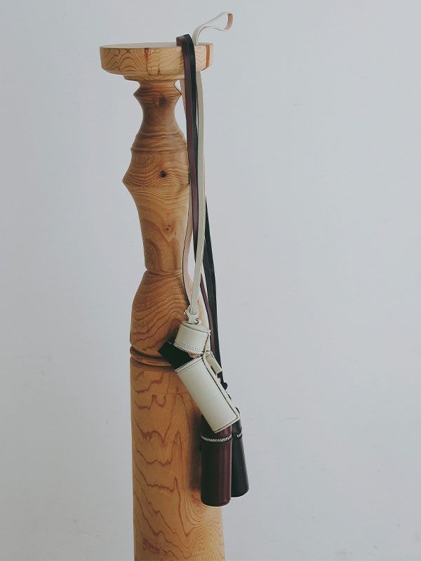 【3色展開】 タンドレザージップリップケース