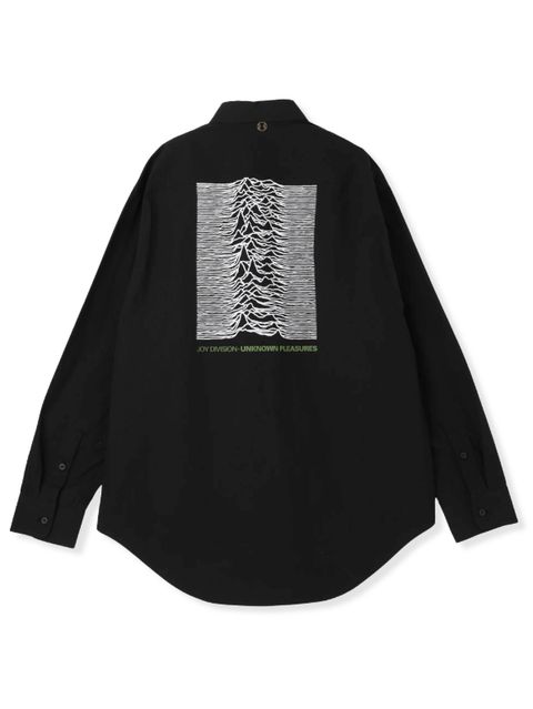 × JOY DIVISION UNKNOWN PLEASURES LS SHIRT - ロングスリーブシャツ (BLACK)