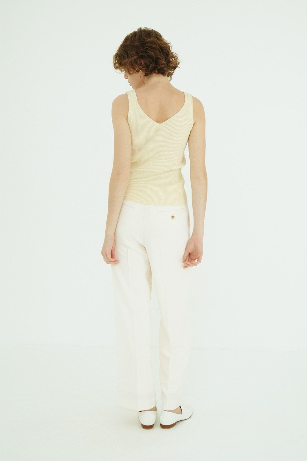 ツーウェイタックストレートパンツ - 2WAY TUCK STRAIGHT PANTS (BROWN)