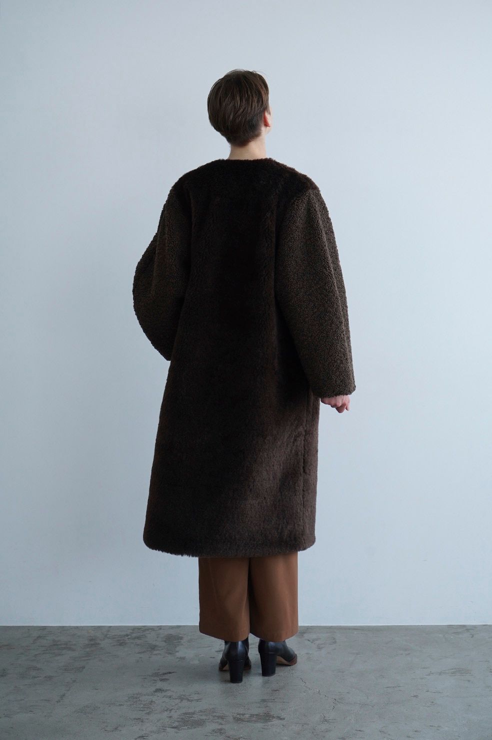 CLANE - ミックス ファー コクーン コート - MIX FUR COCOON COAT