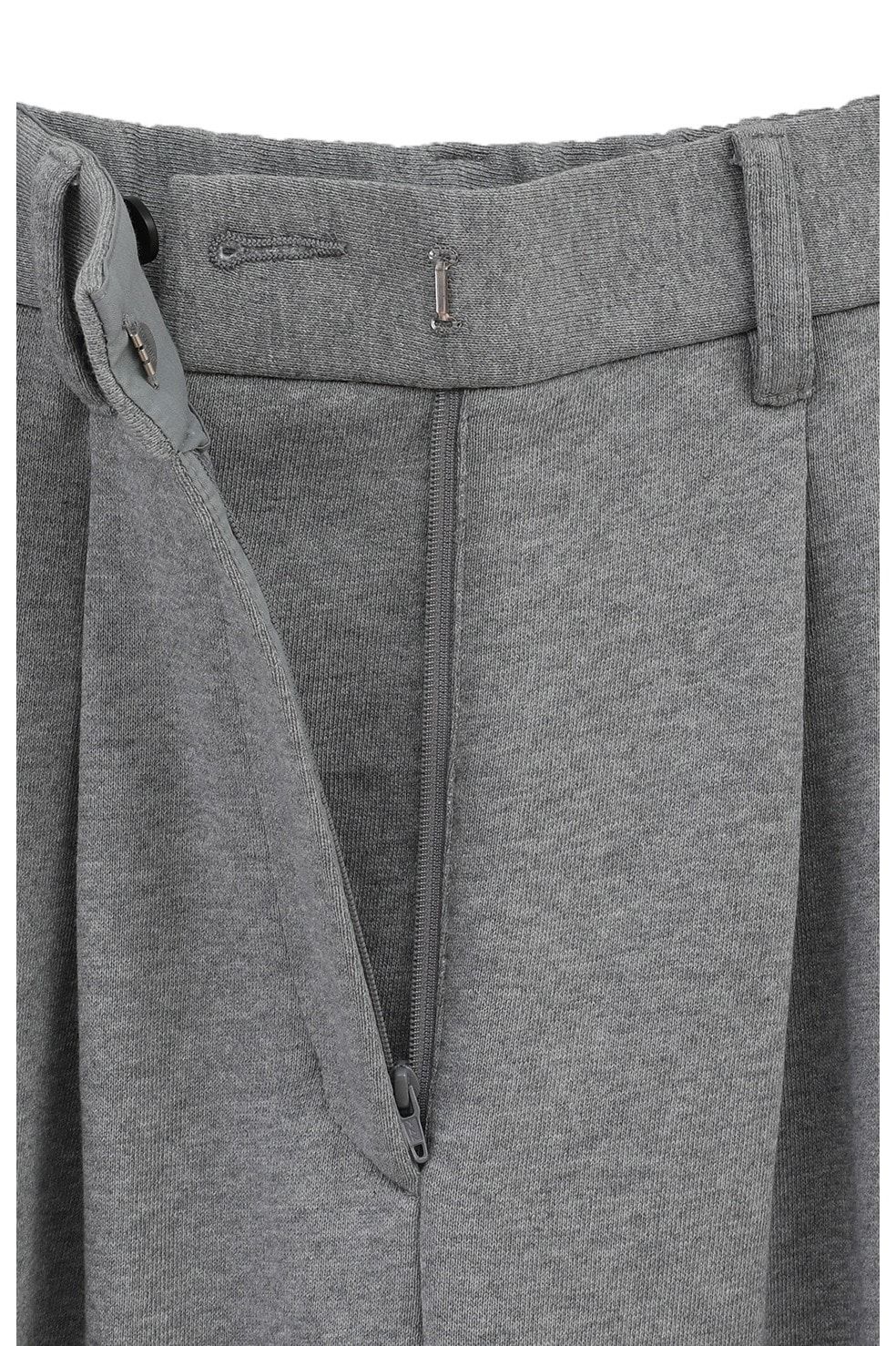 2タックスウェットパンツ - TWO TUCK SWEAT PANTS (GREY)