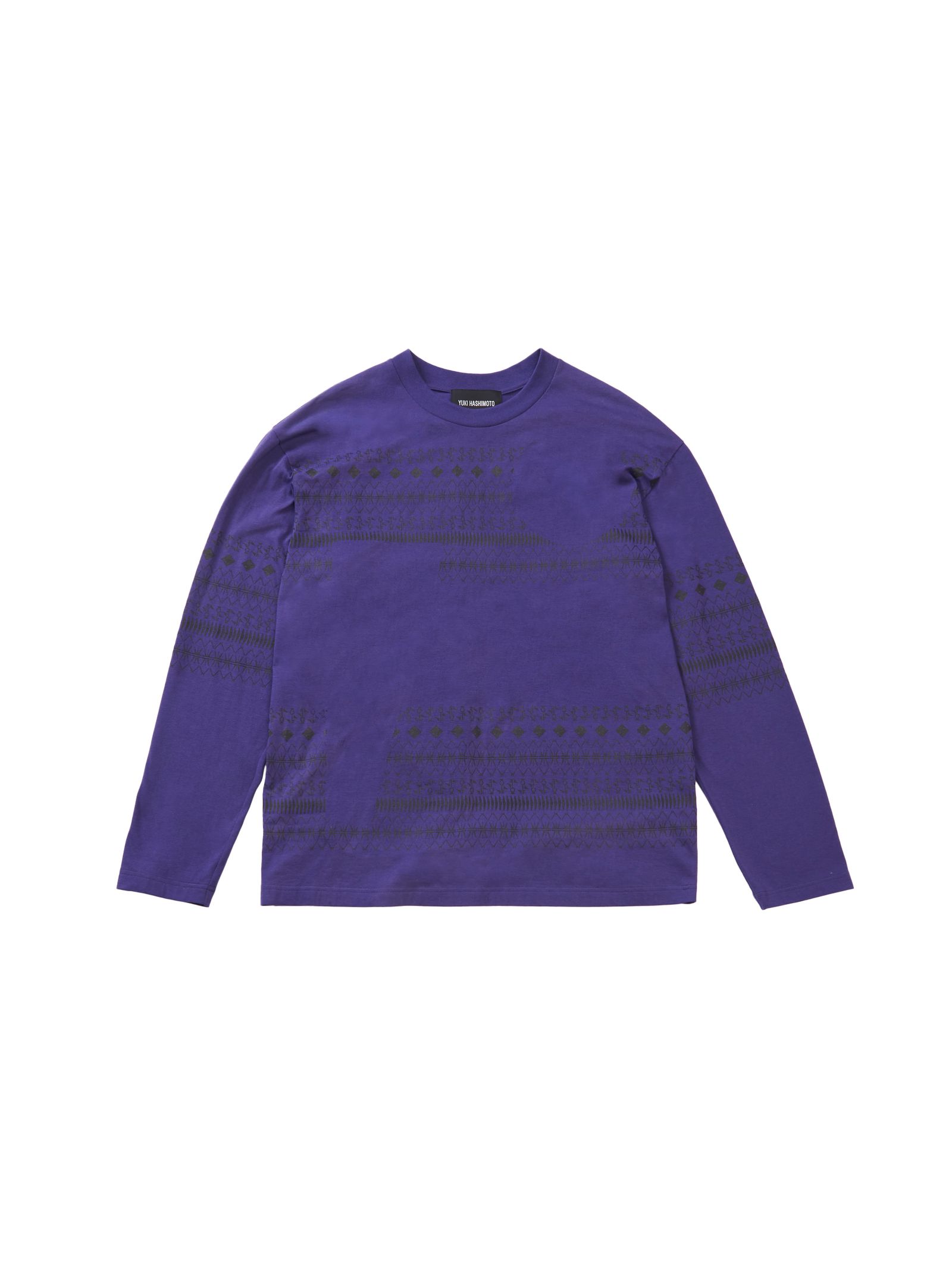 プリントカットソー - WAREHOUSE PATTERN PRINT CUTSEW - PURPLE