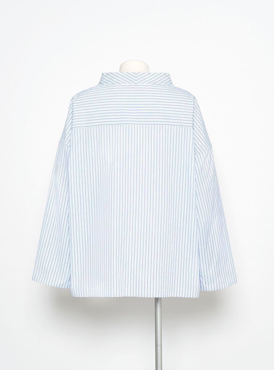 ワークショップ プルオーバー - WORKSHOP PULLOVER - WHITE STRIPE