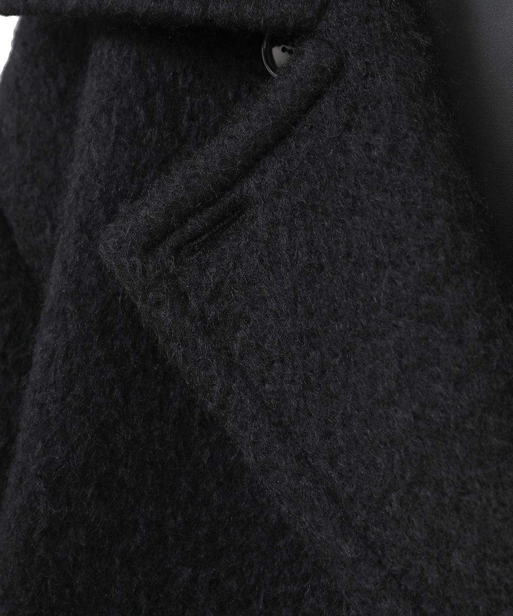 CLANE - ミックスシャギーレディコート - MIX SHAGGY LADY COAT BLACK