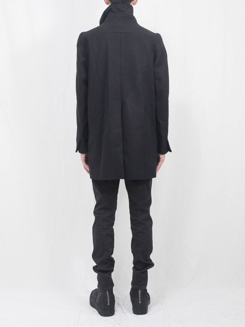 The Viridi-anne 17-18AW - Melton High Neck  Coat STYLE
