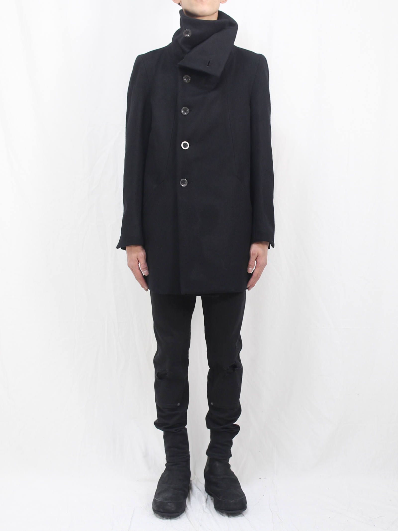 The Viridi-anne 17-18AW - Melton High Neck Coat STYLE | 172
