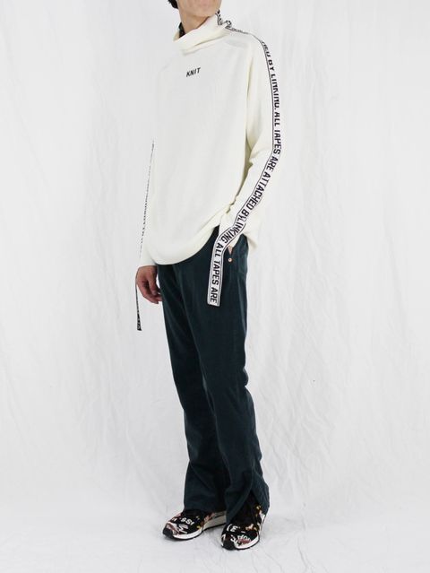 DOUBLET 17-18AW‐RIB KNIT STYLE