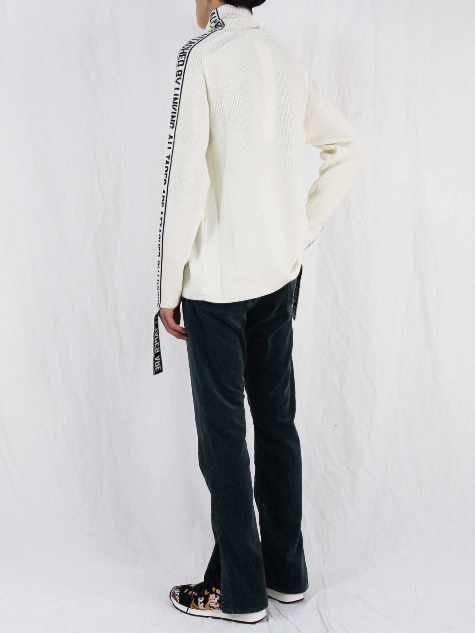 DOUBLET 17-18AW‐RIB KNIT STYLE