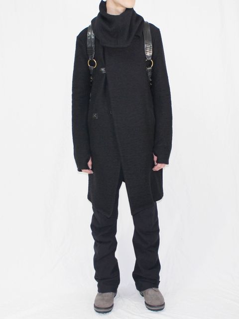 SADDAM TEISSY 17-18AW “Jersey Hood Coat  Style”