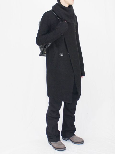 SADDAM TEISSY 17-18AW “Jersey Hood Coat  Style”