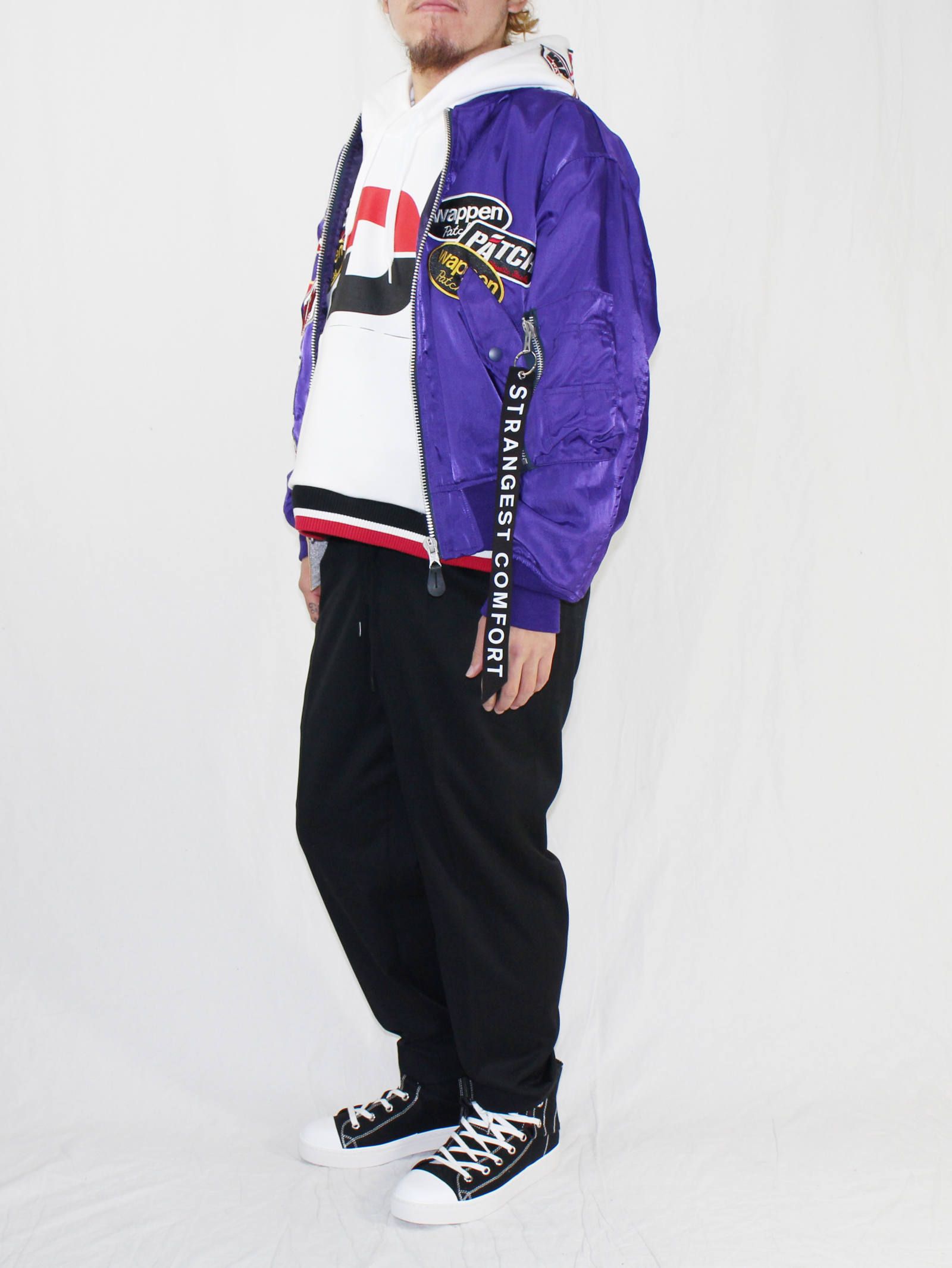 DOUBLET 18SS CHAOS PATCHES BLOUSON STYLE